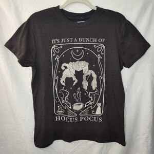 Disney Hocus Pocus Sanderson Sisters Silhouette Halloween T-Shirt Small Drk Gray